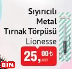 LİONESSE SIYIRICILI METAL TIRNAK TÖRPÜSÜ